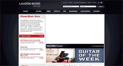Desktop Screenshot of lauzonmusic.com